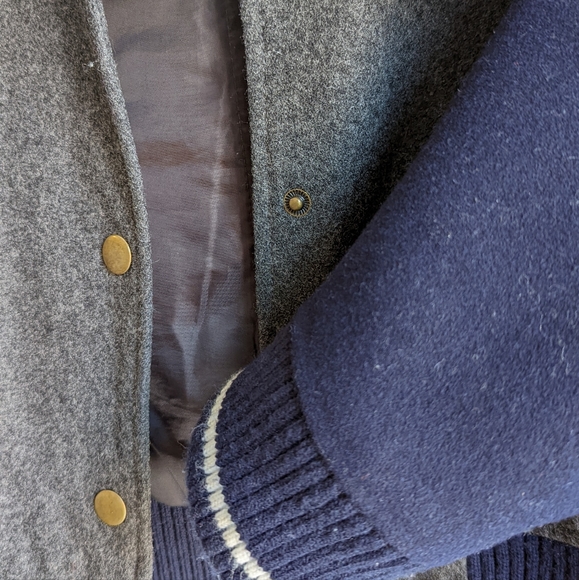 J. Crew Wool varsity bomber jacket - Picture 7 of 10